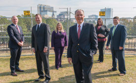 J Bury, Nathan Leaphart, Crystal Gurtisen, Jack DeMao, Jennifer Dorward and Josh Ott (from left to right) are part of the EGD management team